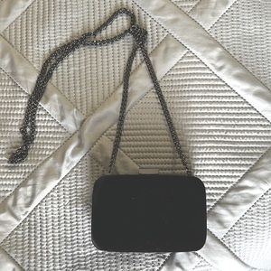 Giorgio Armani ~ Small Black Velvet Clutch purse